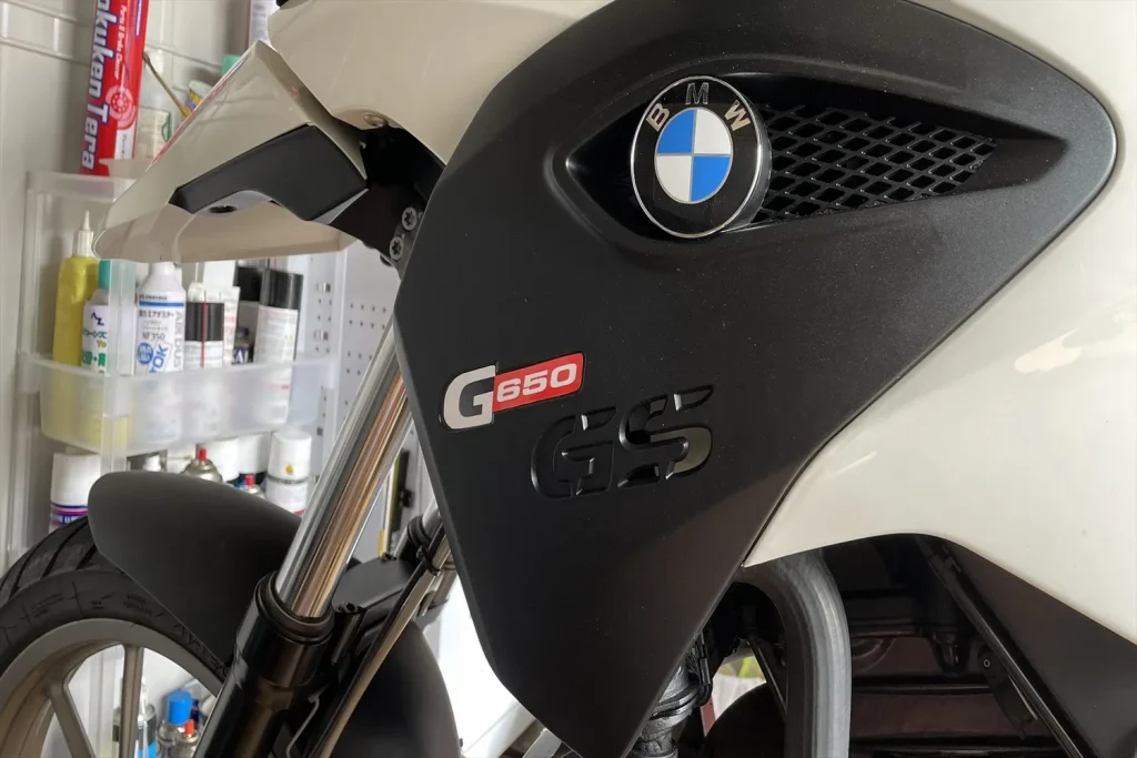BMW G650GSの自作ステッカー貼り替えアイキャッチ