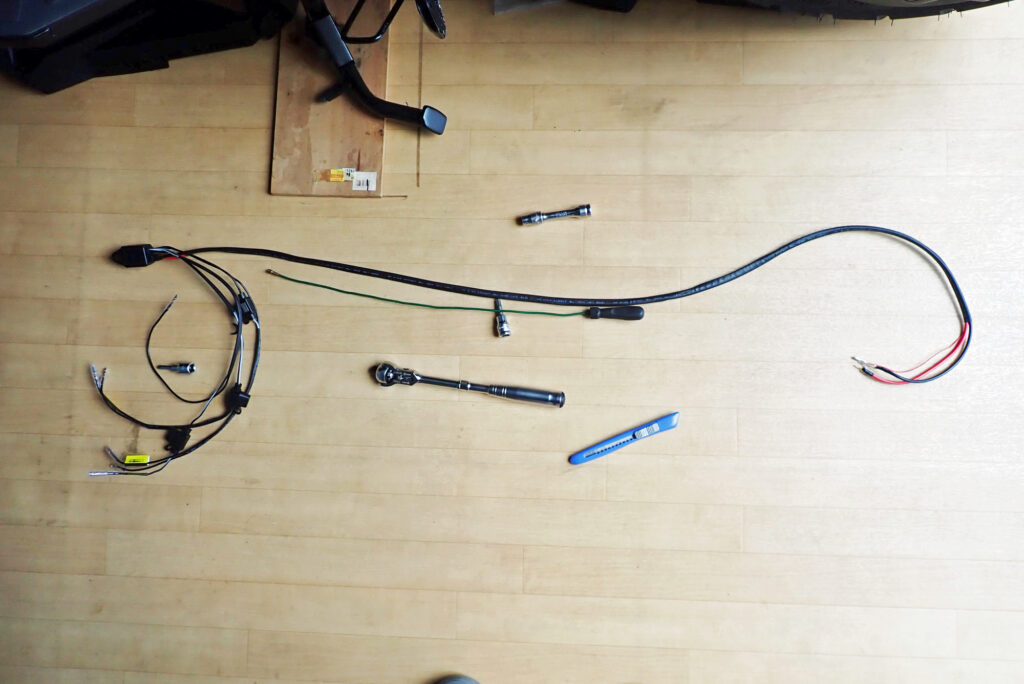 Overview of Daytona D-UNIT wiring harness length and terminals