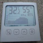 DIY garage styrofoam insulation and temperature measurement setup
